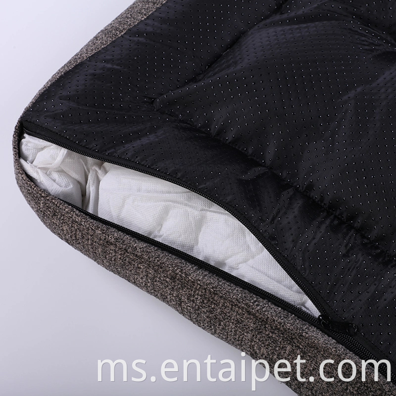 Chenille Fabric Unik Produk Pet Borong Mewah Mewah Bed